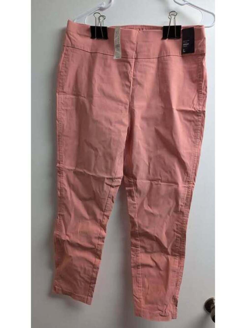 New York & Company High-Waist Pull-On Ankle Stretch Pants - Size Large
